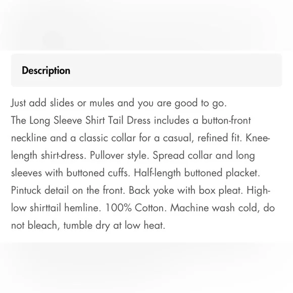 NWT Sundry Shirttail Dress in Navy Sz Small (1) - Picture 6 of 13